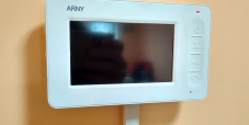 Установка комплекта видеодомофона в офисе Arny AVD-4005